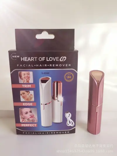 Rechargeable Electric Epilator, Eyebrow and Underarm, Portable
