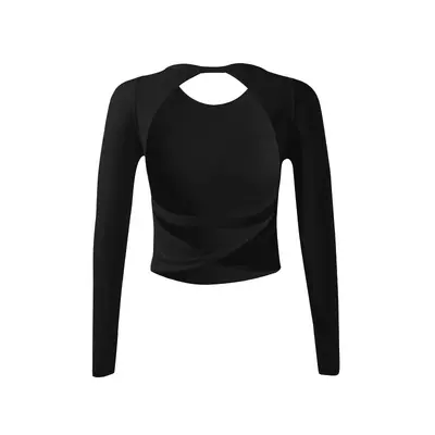 Women's Yoga Set with Bra Pads, Long-Sleeve Top and Pilates Pants - 7