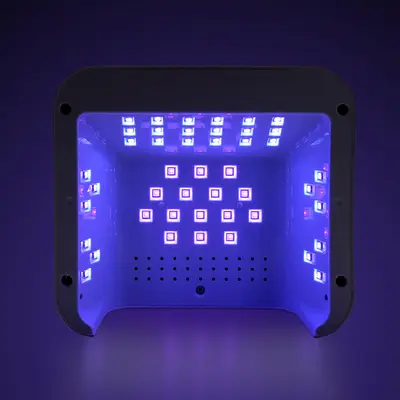 Quadratische Diamant-Nagellampe, LED-Doppellicht, intelligente UV-Härtung