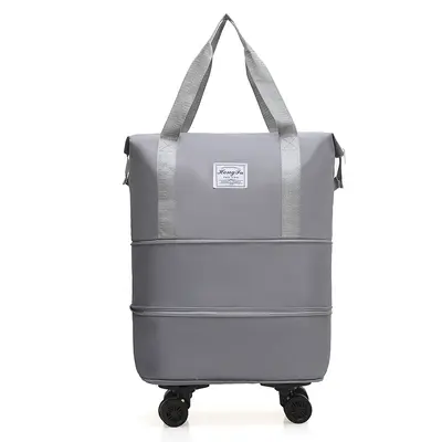 Expandable travel bag, wheeled, foldable, large capacity - 9