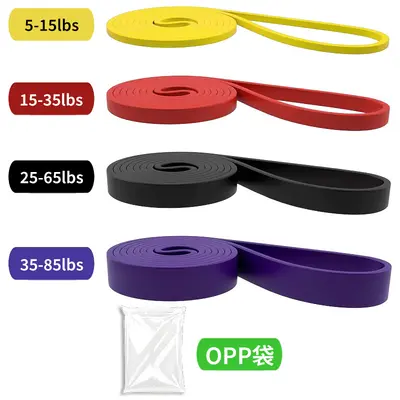 Fitness elastik bandı, direnç bandı, güç antrenmanı destek bandı, elastik ip, kol inceltme streç bandı, spor fitness bandı - 9