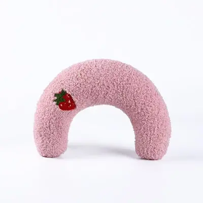 U-Shaped Moon Pillow for Cats and Dogs, Neck Support, Thickened - 8