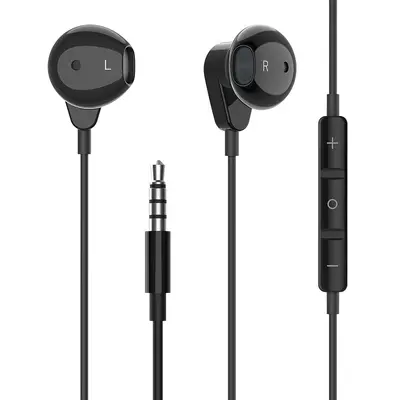 Samsung Huawei compatible wired earbuds, 3.5mm and USB-C connector, karaoke gaming - 7