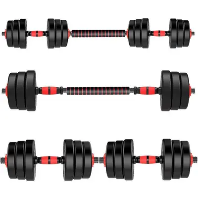 Dumbbell erkek spor ev egzersiz ekipmanları seti kombinasyonu halter kadın ayarlanabilir ağırlık Yaling çifti kas kazancı - 5