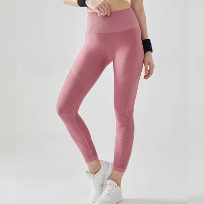 Kadınlar için yeni yoga pantolonları, yazlık, dar kesim, kalça kaldırma, esnek, zayıflama, çabuk kuruyan, koşu, fitness, yüksek belli, taban katmanlı spor pantolonları. - 2