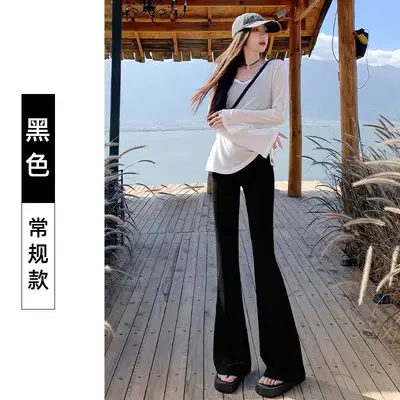 Damen-Yogahose, hohe Taille, verdeckter Reißverschluss - 5