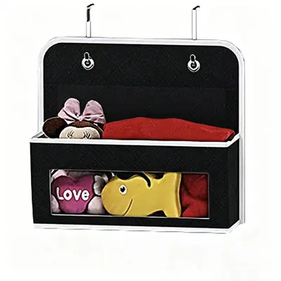 Hanging Five-Compartment Non-Woven Storage Bag, Large Capacity - 8