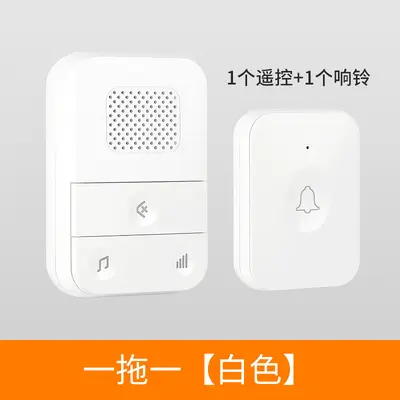 Wireless Doorbell with Remote Control, One-to-Two Chime - 8