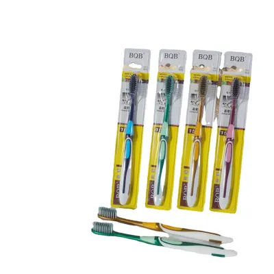 Soft Bristle Toothbrush for Adults, Family Pack - 6