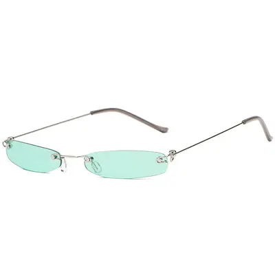 Unisex Sonnenbrille mit kleinem eckigem Rahmen - 10