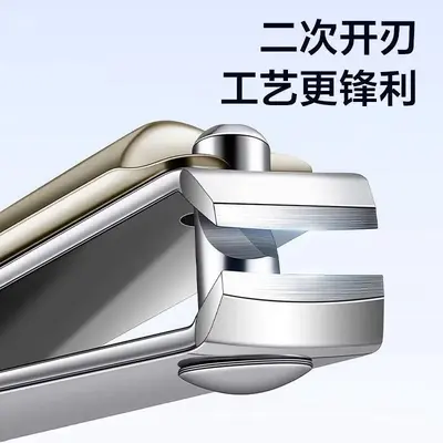 Manicure set 10-piece stainless steel leather case