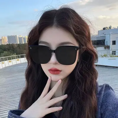 Korean Style Unisex Sunglasses with UV Protection, Vertical GM Model - 3