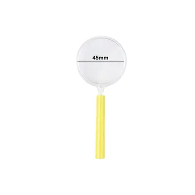 45 mm colored acrylic hand magnifier, 10x magnification - 8