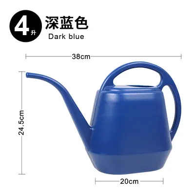 Long Spout Plastic Watering Can, 4 Liter, for Garden and Flowers - 9