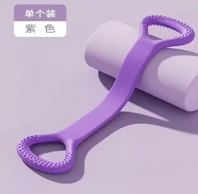 Kadınlar için direnç bandı egzersiz çektirmesi, sırt germe kemeri, fitness figürü sekiz elastik bant, 8 eğitmen, yoga omuz açıcı, güzel sırt. - 11