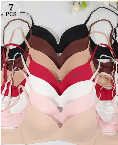 Wireless One-Piece Cup Bra, Breathable - 11