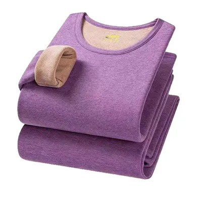 Thermounterwäsche-Set, Kamelhaar-Fleece, Winter