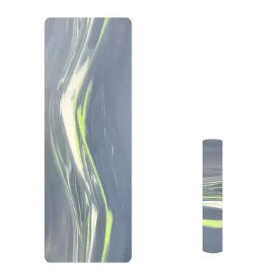 Flow Pattern Frosted PU Natural Rubber Yoga Mat, Non-Slip, Luxury - 6