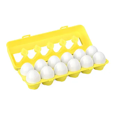 Çocuk erken eğitim bilişsel eşleştirme akıllı yumurta şekilli sökülebilir simülasyon yumurta bebek twist egg renk eğitici öğretim materyali