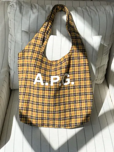 Plaid Women's Shoulder Bag, Korean Style, Winter - 10