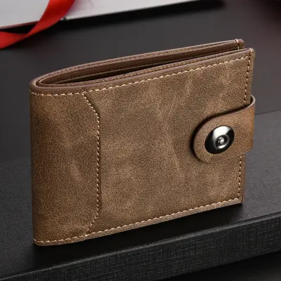 Men's Short Wallet, Large Capacity, Multi-Card Slots - 3