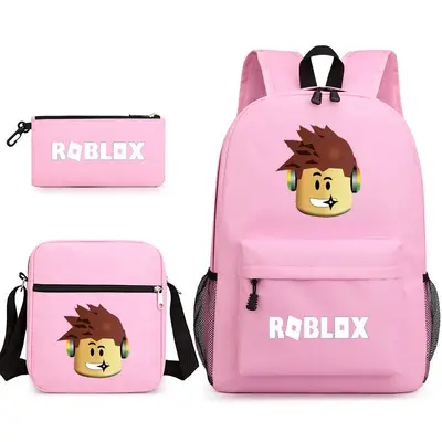 Roblox Themed Student Backpack with 3-Piece Pencil Case Set - 8