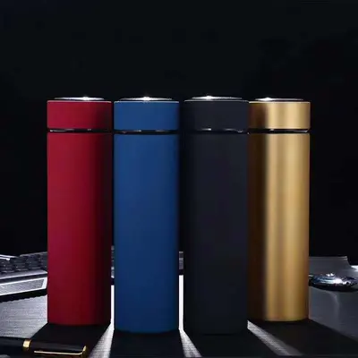 Stainless Steel Double-Wall Frosted Insulated Cup with Engraved Logo - 3