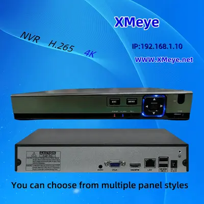 NVR ağ video kaydedici XMeye fabrikası çeşitli POE Avrupa ve Amerika ihracat izleme sunucusu 9 kanal 36 kanal tam seri 4K yüksek çözünürlüklü