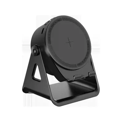 RGB Light Wireless Charging Phone Stand with Bluetooth Speaker