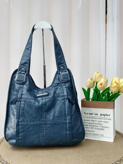 Women's Large Capacity Single Shoulder Mom Bag, Middle-Aged Style - 6