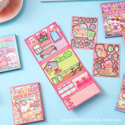 Mini Magnetic Quiet Book Children's DIY Educational Toy - 2