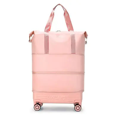 Travel luggage with pull rod and wheels, foldable, expandable capacity - 10