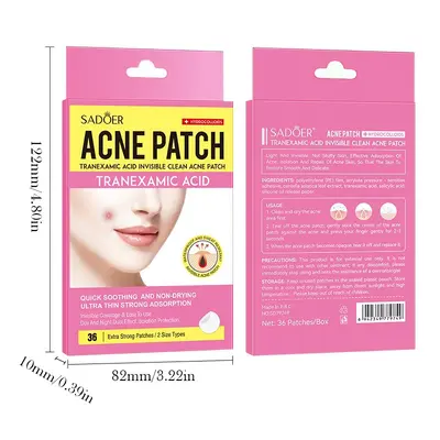 SADOER Hydrocolloid Pimple Patches, Invisible, Animal Designs - 5