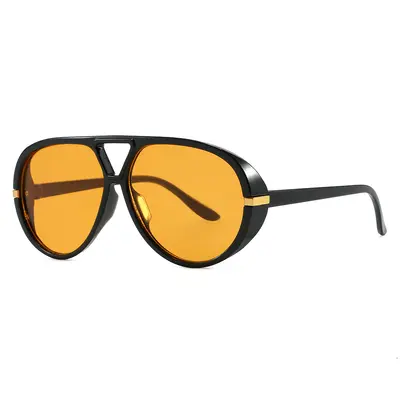 Große Froschspiegel-Sonnenbrille, modischer Stil - 2
