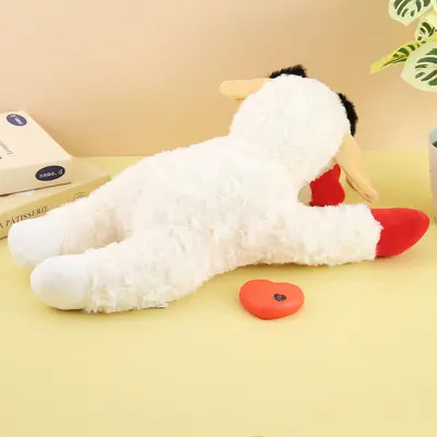 Süper Yumuşak Peluş Koyun ve Köpek Sesli Evcil Hayvan Oyuncağı