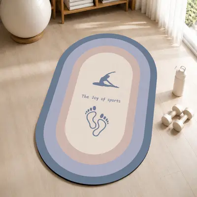 Verdickte Gymnastikmatte Stoßdämpfend Rutschfest Schalldämmend Innen Yoga Fitnessmatte - 12