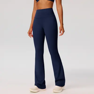 Micro-Flare Yoga Pants, Quick-Dry High-Waist, Model 52338 - 9