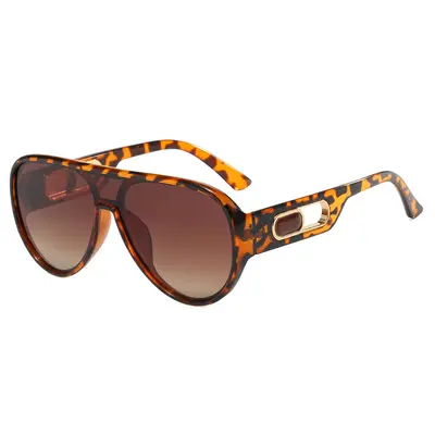 Retro-Sonnenbrille mit UV-Schutz, schlichtes Unisex-Design - 9