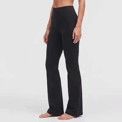 Women's Flared Yoga Pants, Super High Waist, Butt Lifting, 30" Length - 6