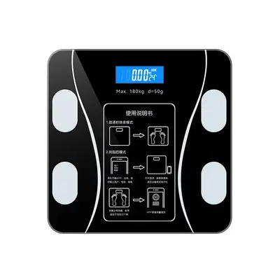 Kişisel Tartı Ev Tipi Vücut Yağ Tartısı Şarjlı Elektronik Tartı Hassas Küçük Boy İnsan Kilo Tartısı Akıllı Bluetooth Yağ Tartısı Fabrika - 4