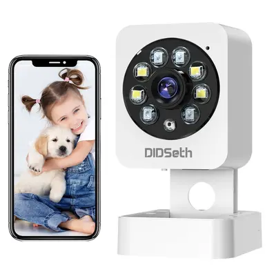 DIDSeth 1080p Smart WiFi Camera with Voice Intercom and Night Vision