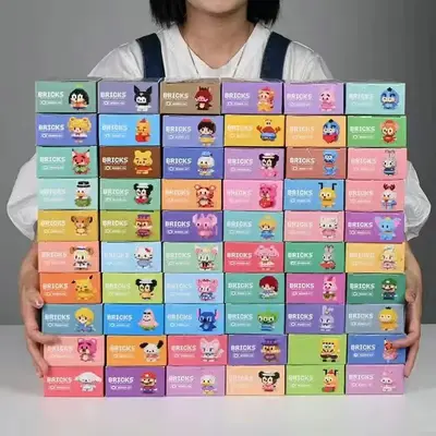 Mini Particle Building Blocks, Children's Educational Puzzle Set, Birthday Blind Box - 8