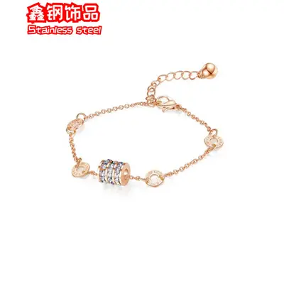 Romen kleines Taille-Armband grenzüberschreitendes Bestseller Damen Edelstahl Mode populäres stapelbares Armband verblassfestes Armband
