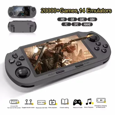 SF3000 Retro Handheld Console, 4.5-inch HD Screen, GBA, Dual Joystick