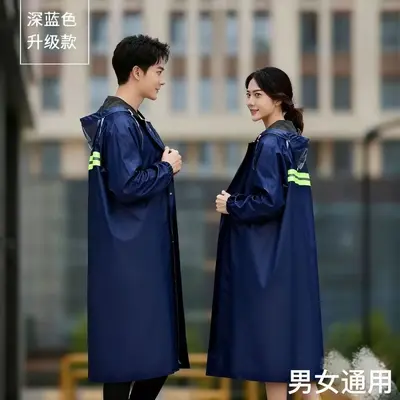 连体加长加厚长款全身一体式雨衣防暴雨工地外卖骑行专用雨衣