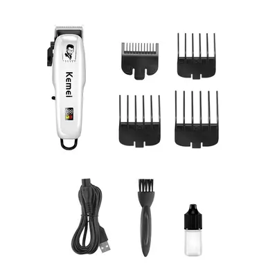 Kemei electric hair clipper, for shaving and hair trimming, model KM-PG809A, professional hair cutting machine for salons.