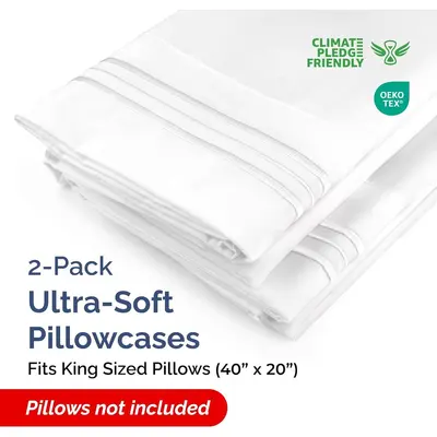 Solid Color Imitation Silk Satin Pillowcase, Envelope Style