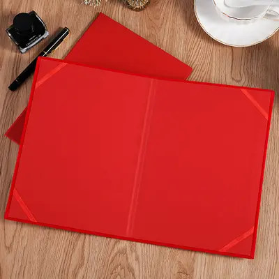 Red Recitation and Speech Script Folder