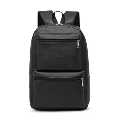 Large Capacity PU Business Commuter Backpack - 7