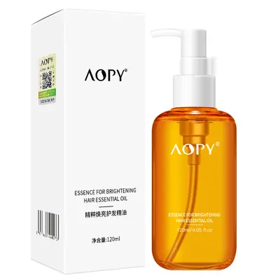 AOPY Essence Shine Hair Care Oil Smoothing Fluffy Dry Frizzy Rinse-Free Moroccan Hair Ends Oil Wholesale - 6